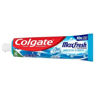 Kem đánh răng Colgate Max Fresh With Whitening Breath Strips, 178g