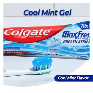 Kem đánh răng Colgate Max Fresh With Whitening Breath Strips, 178g