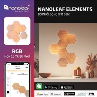 Đèn LED RGB lắp ghép thông minh Nanoleaf Elements 7 ô đèn