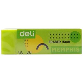 Gôm tẩy chì deli - nhiều màu - tẩy sạch, ít vụn, không mòn giấy h349 , 1 cục tẩy