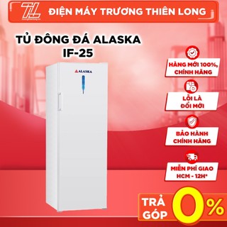 If-25 - miễn phí công lắp đặt- tủ đông đá alaska if-25 - bảo hành chính hãng/ giao toàn quốc