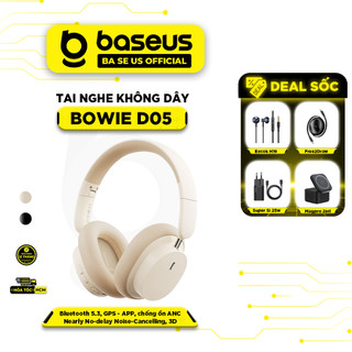 Tai nghe Bluetooth chụp tai Baseus Bowie D05 không dây Bluetooth 5.3 chống ồn ANC 70h