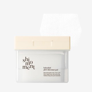 SHIMOMENT Toner pad cấp ẩm dưỡng sáng da Bakuchiol Glow Pad 60 sheets