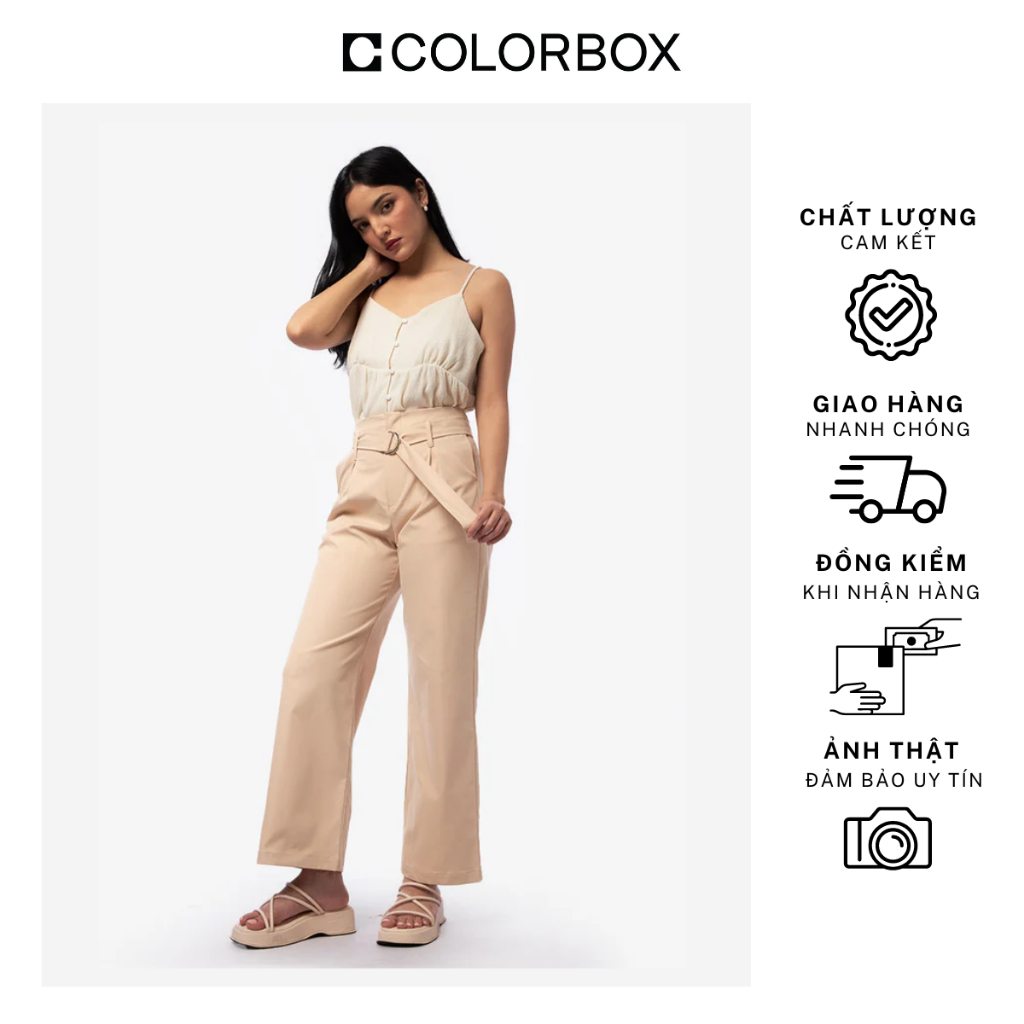 Colorbox Quần Ống Rộng Xếp Ly