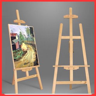 Giá vẽ tranh gấp gọn, gỗ thông Mỹ bao chắc chắn. Size 90cm, 110cm, 130cm.