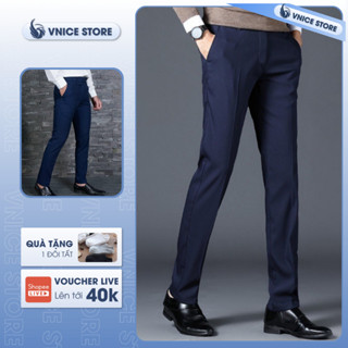 Quần Tây Nam Chất Vải Chéo 79 Ống côn Dáng Ôm Body Vnicestore