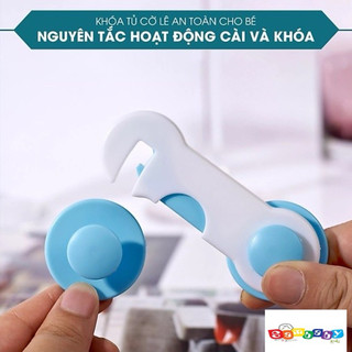 Dụng cụ khoá chốt tủ lạnh an toàn cho bé