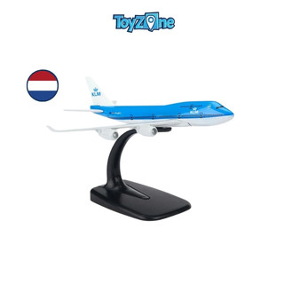 [Mã TOYJAN hoàn 20K xu đơn 50K] Mô hình máy bay KLM Royal Dutch Airlines Boeing B747 16cm Everfly