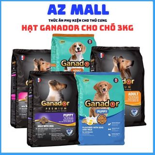 [3kg] GANADOR Thức ăn hạt cho chó trưởng thành và chó con, thức ăn cho chó chính hãng