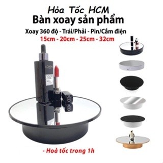  CÓ VIDEO   Hỏa tốc hcm   Bàn xoay Đế Xoay 360 độ Trưng Bày Sản Phẩm để quay video chụp ảnh sản phẩm 