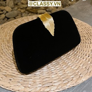 Clutch Classy cầm tay đi tiệc màu đen sang trọng, nhiều kiểu dáng
