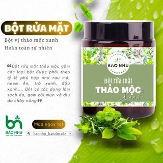Bột Thảo Mộc Rửa Mặt (Sáng da, Ngừa mụn) - BAONHU_HANDMADE