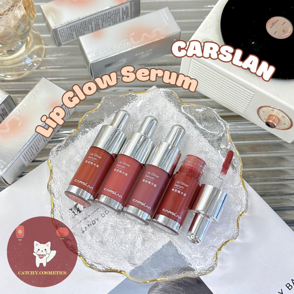 [CARSLAN] Son Dưỡng Có Màu CARSLAN Dạng Gloss Dưỡng Ẩm Mềm Môi Lip Glow Serum (Full size 4.5g)