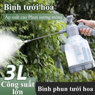  Bình xịt tưới cây YIPAUTO Bình xịt nước áp suất cao phun sương siêu mịn tưới cây cảnh dùng trong gia đình dung tích 3L 
