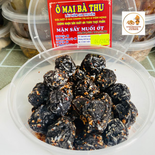 Ô mai MẬN SẤY MUỐI ỚT, 100% chính hiệu Bà Thu, đặc sản gia truyền Hà Nội, ăn vặt siêu ngon
