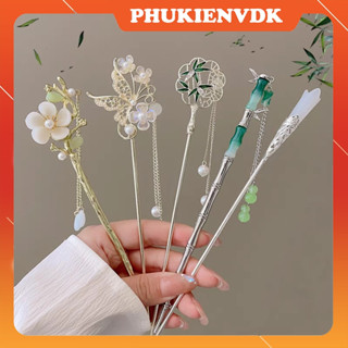 Trâm Cài Tóc Tua Rua 40 Mẫu Nhiều Màu Cao Cấp Phong Cách Cổ Điển Quý Phái