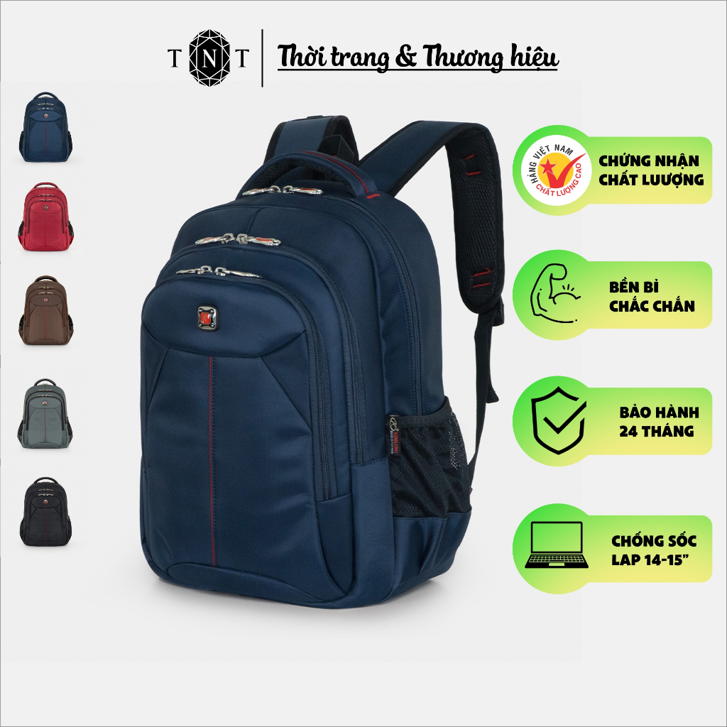 Balo thời trang cao cấp, vải siêu bền ưu việt, chống sốc laptop 14inch, Bảo hành chính hãng, mã B026