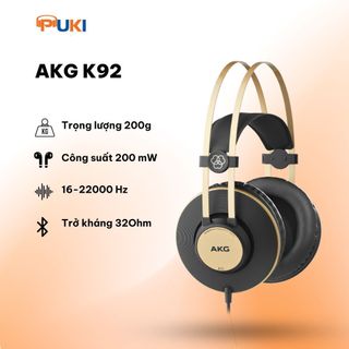 Tai nghe kiểm âm akg k92-tai nghe kiểm âm akg k92, headphone studio