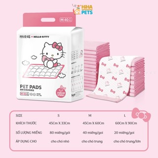 COMBO Tã Lót Vệ Sinh Cho Chó Mèo 1 Bịch Kitty, Doggy Man Miếng Tã Lót Chuồng Thấm Hút Tốt Hihapets