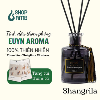 Tinh dầu khuếch tán shangrila lọ dầu thơm phòng ngủ, khách thư giãn trang trí home decor Euyn từ thiên nhiên Shop Lamb