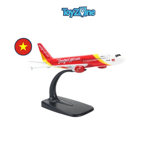 Mô hình máy bay Vietjet Airbus A320 16cm Everfly