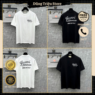 Áo Phông Nam Nữ Gu Chì Thêu Chữ Ngực Basic Trẻ Trung - Áo Thun Mùa Hè Nam Nữ Cao Cấp Chất Cotton Siêu Đẹp