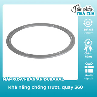 Mâm xoay tròn kiểu 1-Phụ kiện mâm xoay bàn ăn- khả năng chống trượt xoay 360 độ.