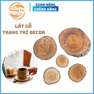 Lát gỗ, khoanh gỗ tự nhiên nhiều kích dùng trang trí decor phòng, làm đồ Handmade từ 3cm-12cm