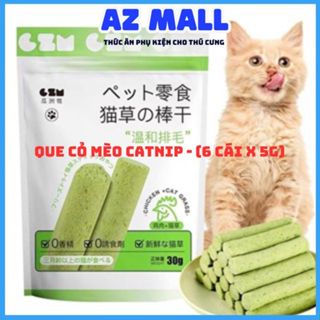  Que Cỏ Mèo Catnip Vị Thịt Gà Gói 30g - Làm Sạch Răng Và Tiêu Búi Lông Cho Mèo 