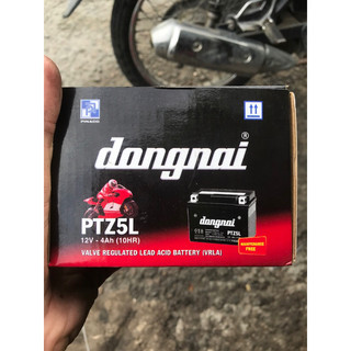 Bình ắc quy xe máy hiệu đồng nai ptz5l 12v 4ah 10hr