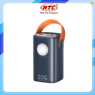 Pin dự phòng sạc nhanh Remax RPP-100 60000mAh hỗ trợ QC 22.5W và PD TypeC input và output 100W (Đen) - Nhất Tín Computer