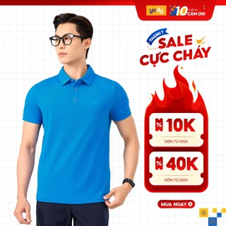 Áo polo nam YODY phông tay ngắn, chất vải cotton thoáng mát co giãn 4 chiều APM7459