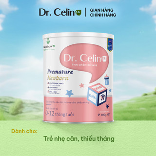 Sữa bổ sung dinh dưỡng cho trẻ nhẹ cân, thiếu tháng Dr. Celine Premature 400g