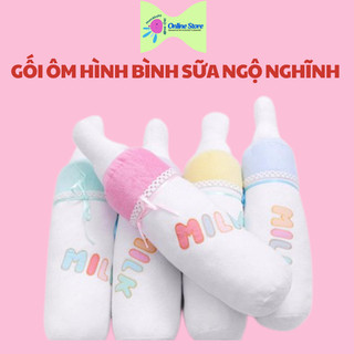 Gối Ôm Hình Bình Sữa Siêu Ngộ Nghĩnh Baby Top ISO 9001