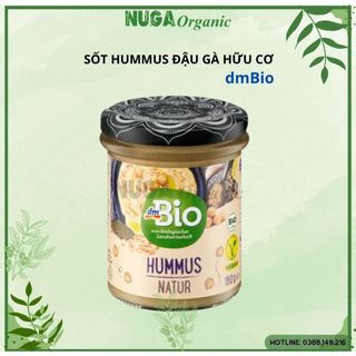 Sốt đậu gà hummus hữu cơ đức - dmbio - 180g