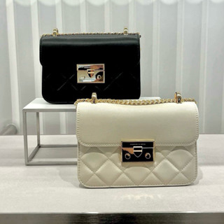 [Chính hãng] Túi đeo vai dây xích nắp gập C-N-Kie (CK2-80701360)