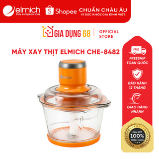 Máy xay thịt đa năng Elmich CHE-8482 kiểu dáng hiện đại, nhiều chức năng xay: xay hành, tỏi, ớt, hạt, rau củ, thịt cá