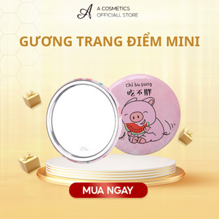 [HB GIFT][Hàng tặng không bán] Gương trang điểm Acosmetics mini soi được 1 mặt
