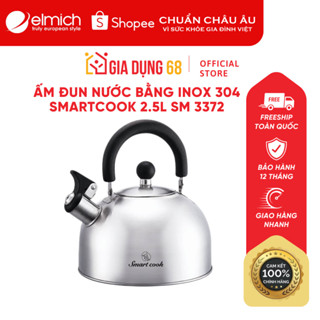 Ấm đun nước bằng inox 304 Smartcook 2.5L -SM 3372 chính hãng Elmich