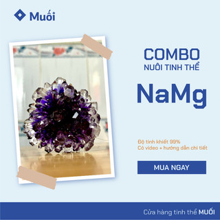 Combo nuôi tinh thể NaMg kèm hướng dẫn chi tiết