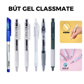Bút Gel Ngòi 0.5mm Hai Màu Xanh Đen, Bút Bi Bấm Cho Học Sinh Mực Đều, Nét Trơn, Viết Êm Tay CL-GP902/107/109/110/111/112