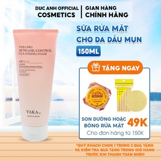 Sữa rửa mặt dành cho da dầu mụn sach sâu và làm sáng da  YAKA PRO Acne&Oil-Control Cleansing Foam - DA79