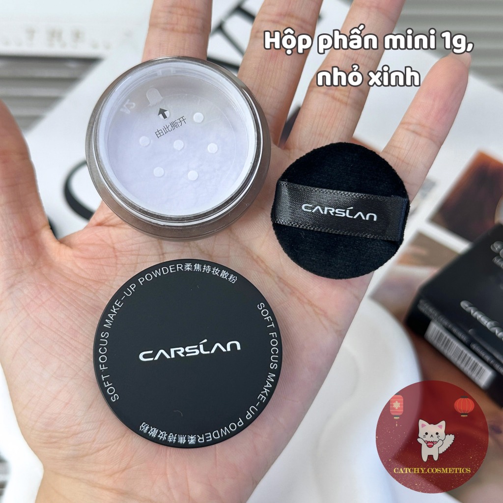 [CARSLAN] (Minisize) Phấn Phủ Bột/Nén CARSLAN Minisize Kiềm Dầu Chống Nước Mịn Lì 1g | BigBuy360 - bigbuy360.vn
