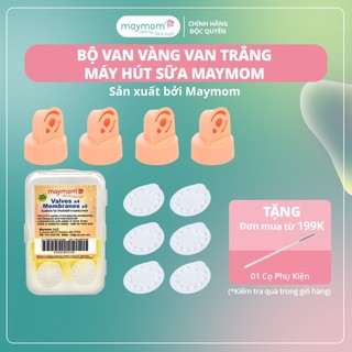 Bộ Van Trắng Van Vàng Maymom Dùng Cho Máy Hút Sữa Medela Pump, Harmony, Swing, Mini Electric, Symphony