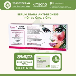 Serum Teana Super Peptides Anti-redness Aid Kit giảm sưng, mẩn đỏ, mụn, phục hồi da