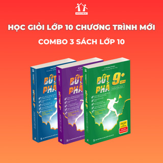 Combo 3 sách Bứt phá 9+ lớp 10 - môn Toán, Lý, Hóa - 2k9 học giỏi chương trình mới - HOCMAI