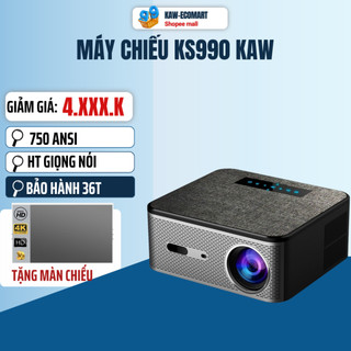 Máy chiếu mini ks990 tự động lấy nét chính hãng, bh 24 tháng