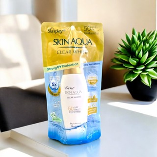 Sữa chống nắng dưỡng trắng Sunplay Skin Aqua Clear White SPF50 25g - 55g