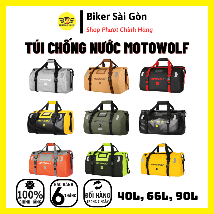  Túi Trống Du Lịch Motowolf Chống Nước MDL0701 MDL 0717 Túi Chống Thấm Nước Tuyệt Đối - Biker Sài Gòn 