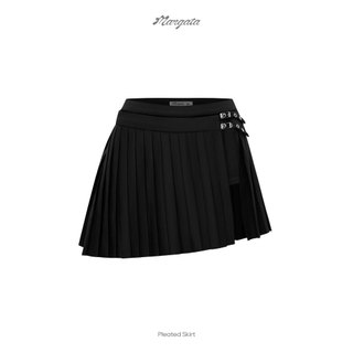 Váy xếp ly, xẻ cao Mangata
